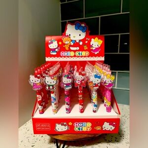 NIB 48-Pieces Total Hello Kitty Retractable Gel Pens in Display Box
